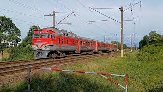 LTG Link DR1A-289 on route Vilnius - Varena near Lentvaris railway station