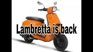 Lambretta scooter is back (English)