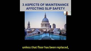 3 aspects of Maintenance and how they affect slip safety | #Sliptember