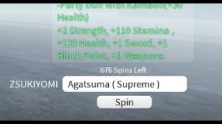 Project Slayers: The Agatsuma Clan - Rolling Through 600+ Spins