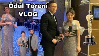 ÖDÜL TÖRENİ VLOG |KIRMIZI HALI SUNUCULUĞU YAPTIM| GECEYE BİRLİKTE HAZIRLANALIM|GELİŞEN DOĞU ÖDÜLLERİ