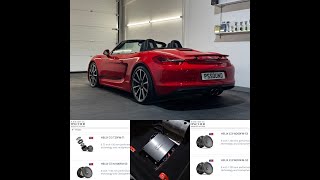 Porsche Boxter Audio System Upgrade EXPLAINED - Audiotec Fischer / Helix Amplifier & Speaker Upgrade