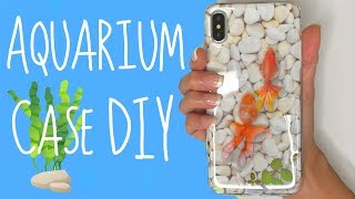 DIY Phone Case Aquarium Inspired