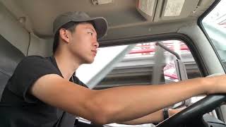 My Son Drives Truck to Deliver For the First Time /儿子驾驶大卡车送货第一天