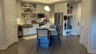 The Bowen 2 bedroom model unit at the Domain Austin Tx