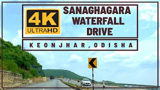 Keonjhar : [4K] Drive | Sanaghagara Waterfall Scenic Drive | via Mumbai - Kolkata Highway