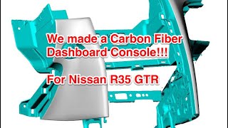 Ballade Sports Nissan R35 GTR LHD Carbon Fiber  Center Console Installation