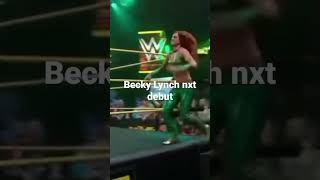 Becky Lynch NXT debut....Becky Lynch WWE nxt debut