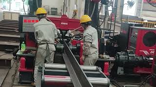 Revolutionary Machine for Steel Structures: Assembly, Welding, and Straightening | On-Site Operation