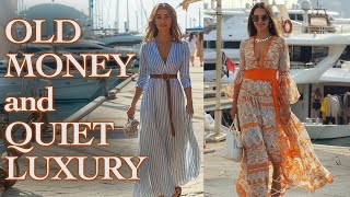 OLD MONEY and Quiet Luxury Style 🇮🇹 Relaxing Italian Street Style Summer 2024. Fashion VLOG