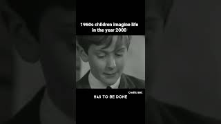 1960s children imagine life in the year 2000 #shorts