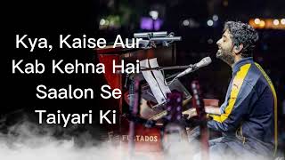 Arijit Singh: Tu Sun Bhi Le (Lyrics) | Ittu Si Baat, Vishal Mishra | India Lyrics Tube #lyrics