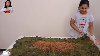 شفا صنعت اكبر حبة ورق عنب في العالم   The largest Stuffed grape leave_Full-HD