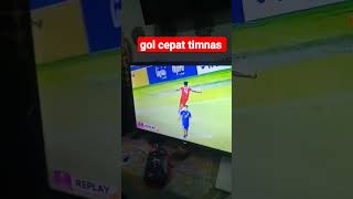 gol cepat timnas indonesia 1-0 thailand