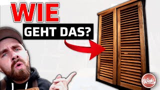 DAS wollte ich schon IMMER wissen!  | DIY Lamellentür #WickiWerkelt