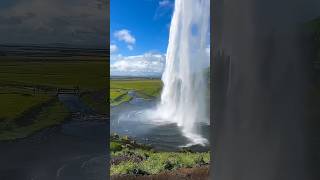 Incredible! Seljalandsfoss Waterfall in Iceland: The Waterfall You Can Walk Behind! #waterfalls