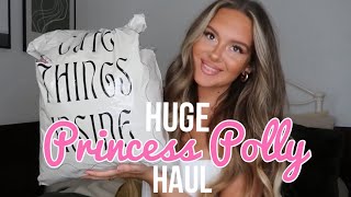 HUGE *NEW IN* PRINCESS POLLY HAUL & TRY ON! SPRING / SUMMER OUTFITS! SIZE 10