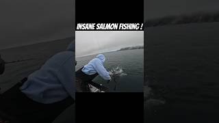 Insane day of salmon fishing last year in Alaska! Check it out!☝️#salmon #alaska #halibut #fish #fyp