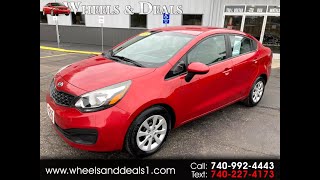 2015 Kia Rio LX With a 1.6L 4 Cylinder Engine