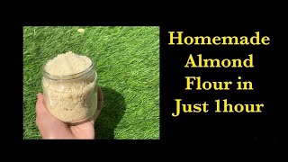 Easy way to make almond flour | Almond powder | Badam powder at home