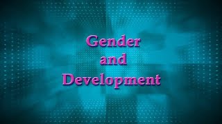 Gender and Development