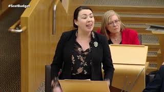 Monica Lennon MSP - Debate Budget Scotland No 3 Bill 210219