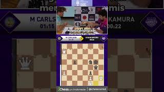 Pecatur No.1 dan 2 Dunia remis karena SKAK ABADI!!🔥 Magnus Carlsen vs. Hikaru Nakamura #catur #chess