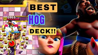 Dominating The Toughest Matchups With *HOG - EQ* Cycle Deck in Clash Royale!!