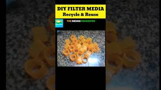 Make your own filter media #shorts #aquarium #fishkeeping