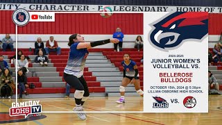 Lillian Osborne vs Bellerose Jr Women’s Volleyball