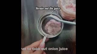 Onion hair serum #shorts #ytshorts #shortsyoutube #naturalbeautyremedies