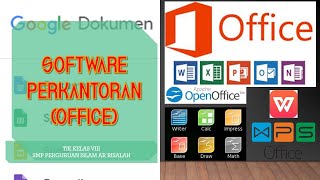 Pengenalan Software Office 1 : TIK VIII | SMP Perguruan Islam Ar Risalah