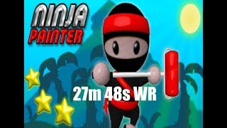 Ninja painter all levels any% 27m 48s [Former WR]