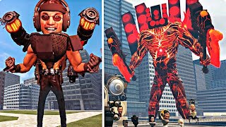 ALL NEW SUPER TITAN SPEAKERMAN VS SKIBIDI TOILET 77 in Garry's Mod!