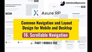 Common Navigation and Layout Design for Mobile and Desktop: 16.Scrollable Navigation