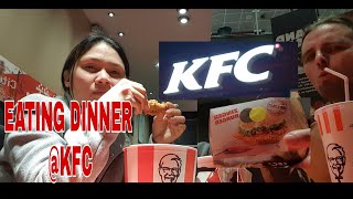 EATING DINNER @KFC - Pinay in netherland