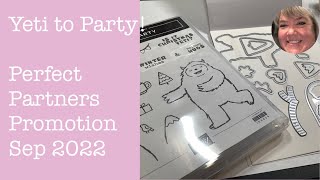 Yeti to Party - so fun and cute!  Learn the Mirror Stamping Technique using your silicone mat!