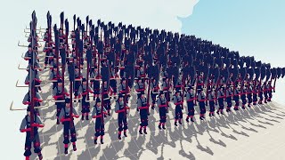 100X BIG AXE WARRIORS VS 100X RANGED UNITS - TOTALLY ACCURATE BATTLE SIMULATOR