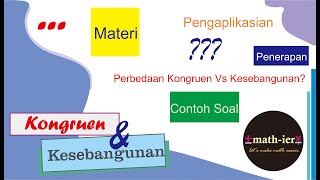 Cara mudah mengerjakan soal "Kongruen dan Kesebangunan"  | Pengertian dan Contoh Soal