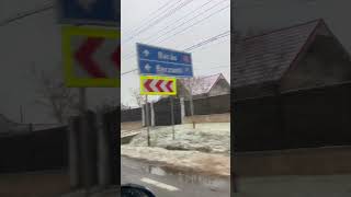 Snowing in Oneşti Romania 18-Nov-23