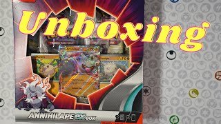 Opening the Pokemon Annihilape box