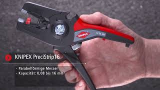 KN1252195 - Cleste dezizolator automat, 190mm,  KNIPEX 12 52 195