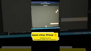 Make Game Using Python 🔥| Subscribe For Code 🔥| Khud Bnaao Python Mein Aisa Game 😍| #pygame #python