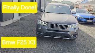 I finally finished The Bmw X3 F25 project car after 3 months!