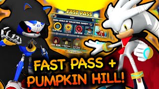 NEW UPDATE FEATURES FASTPASS + PUMPKIN HILL! *permanent map?* - Sonic Speed Simulador