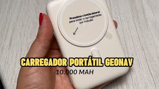 UNBOXING: Power Bank Geonav 10.000mAh Off White