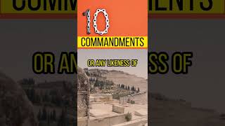 The Ten Commandments - Judaism, Christianity, and Islam #SHORTS #memes #history #reels #bible