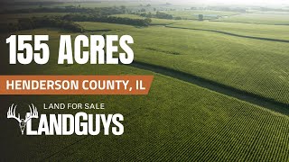 Productive 155 Acre Class A Tillable Farm w/CRP income in Henderson Co., IL!