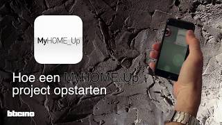 Een MyHOME_Up installatie opstarten