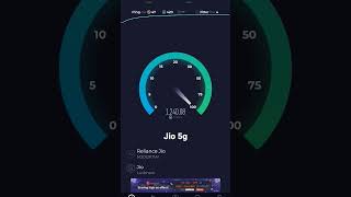 JIO 5G SPEED TEST